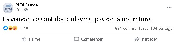 On ne mange pas de cadavre !